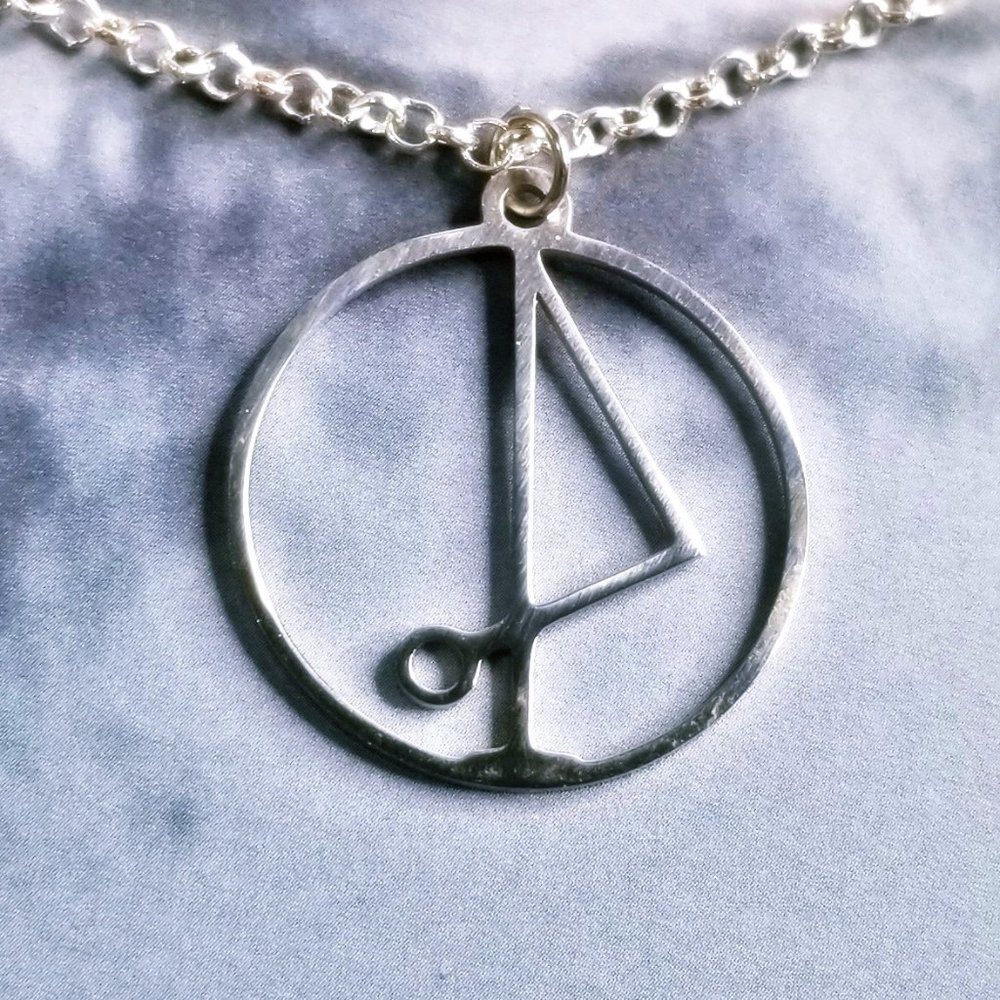 Archangel Jophiel Sigil Silver Necklace
